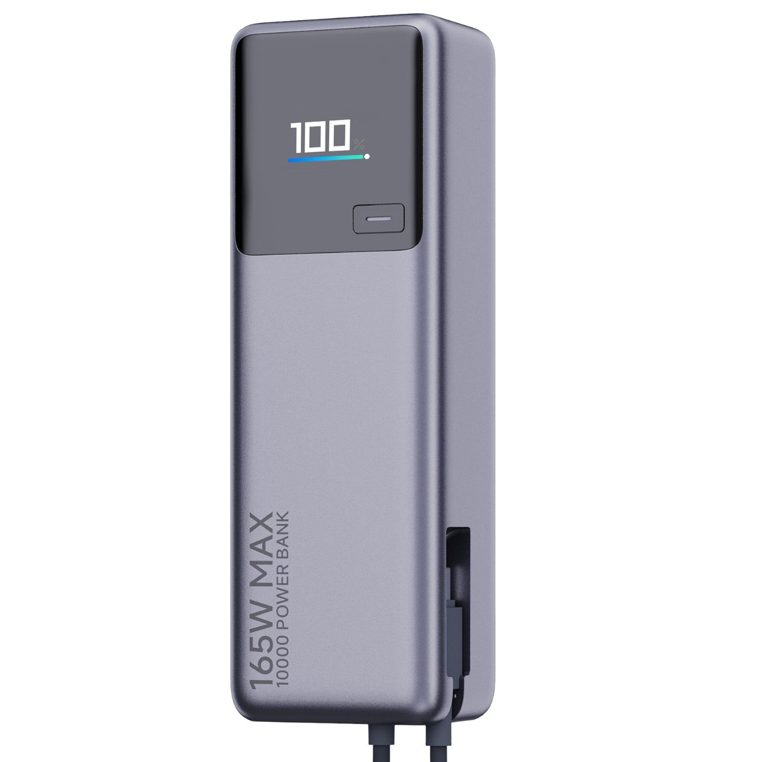 Xiaomi 165W Power Bank 10000mAh (Integrated Cable)-Silver - Stellar Technologies