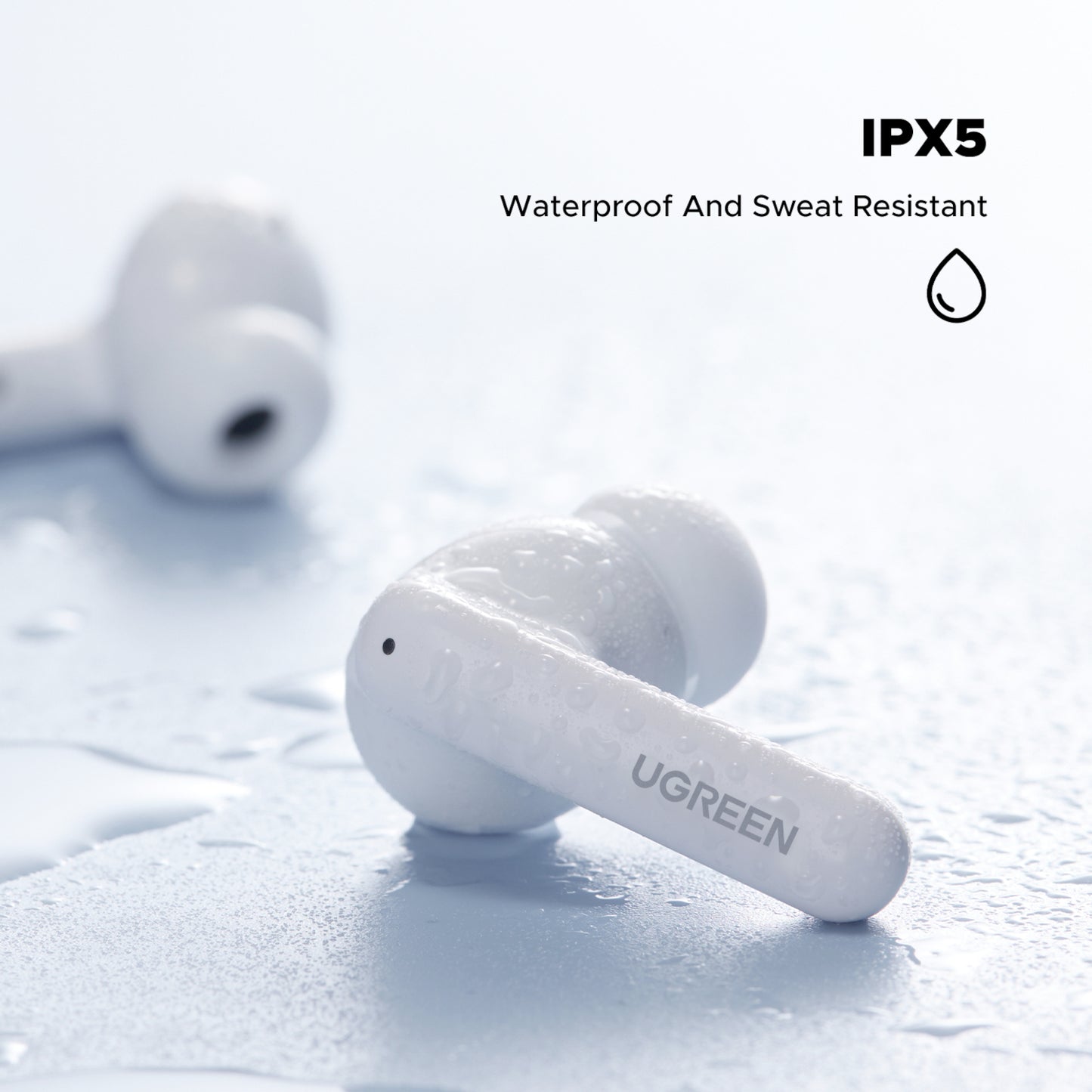 UGREEN EchoBuds Magic Wireless (In-Ear Earphones)-White - Stellar Technologies