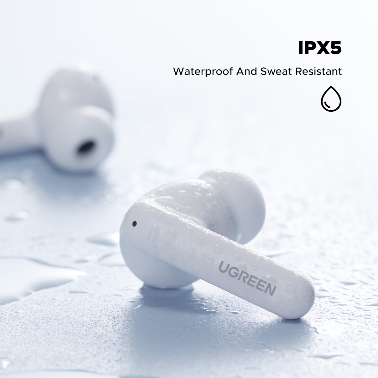 UGREEN EchoBuds Magic Wireless (In-Ear Earphones)-White - Stellar Technologies
