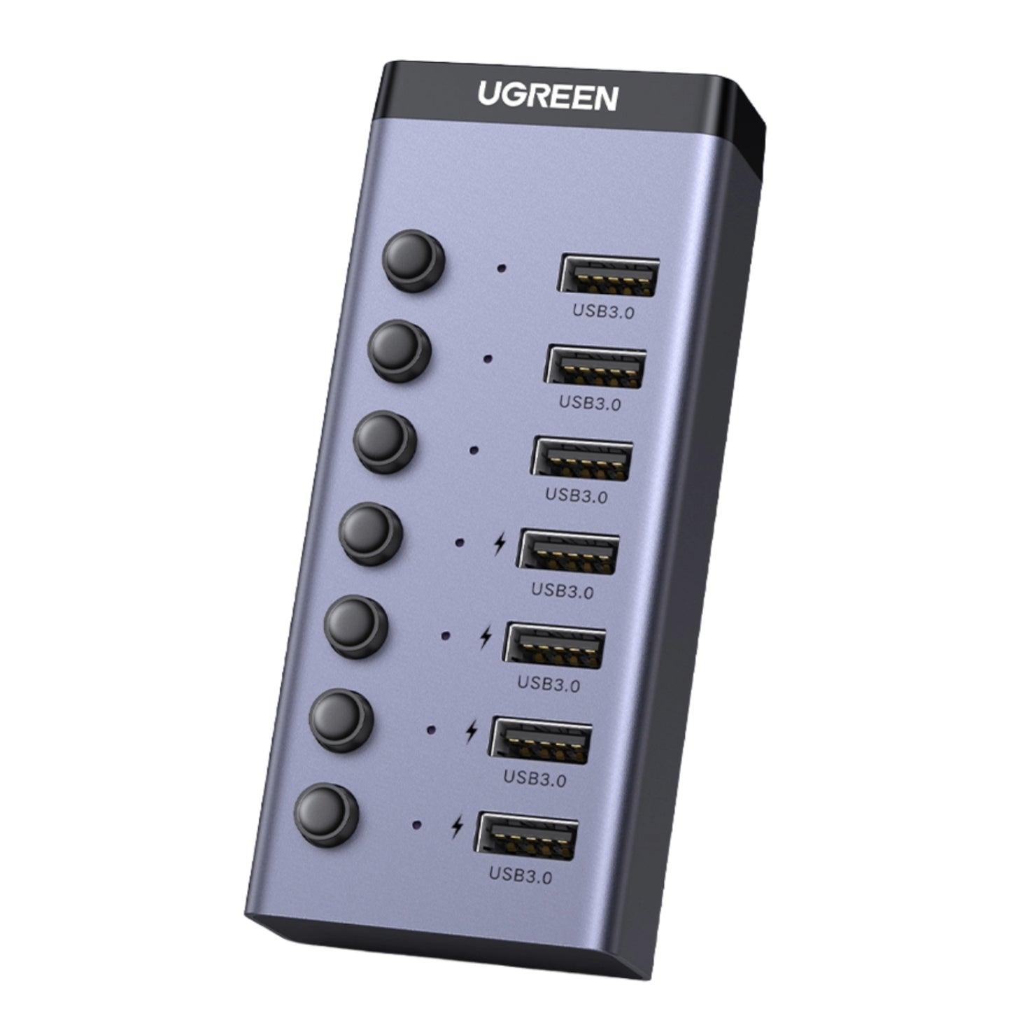 UGREEN 7 in 1 USB 3.0 Hub-Grey - Stellar Technologies