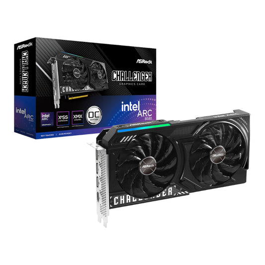 ASRock Intel Arc B580 Challenger OC 12GB GDDR6 192-BIT Graphics Card - Stellar Technologies