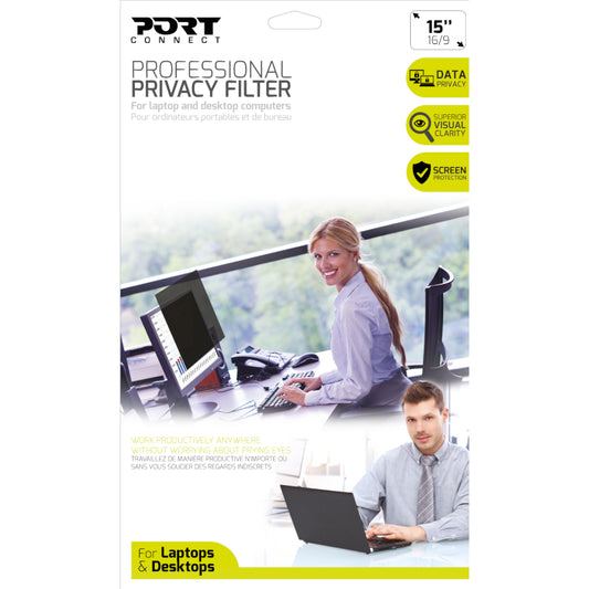 Port Connect 2D Professional Privacy Filter 15.6" - Stellar Technologies