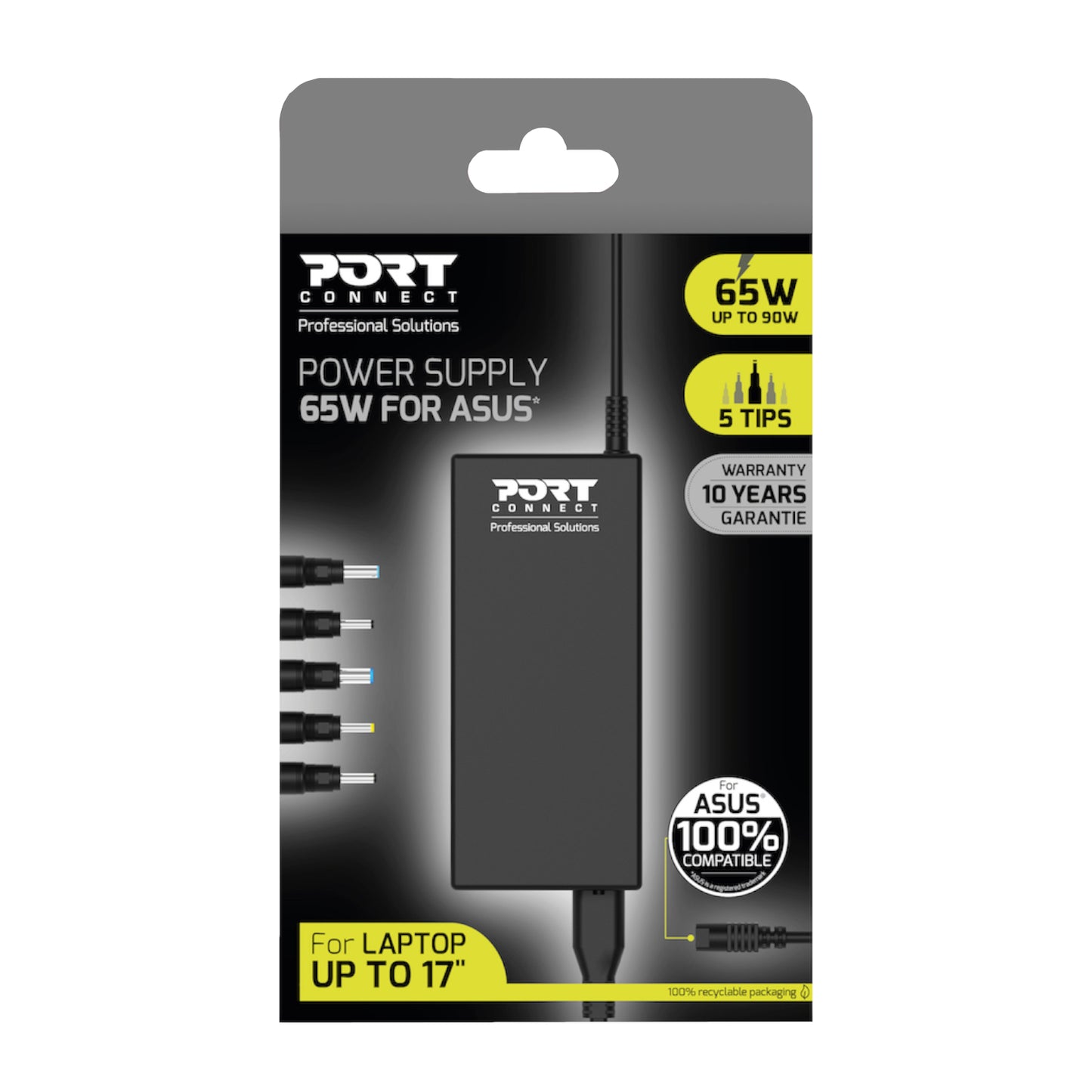 Port Connect 65W Notebook Adapter Asus - Stellar Technologies