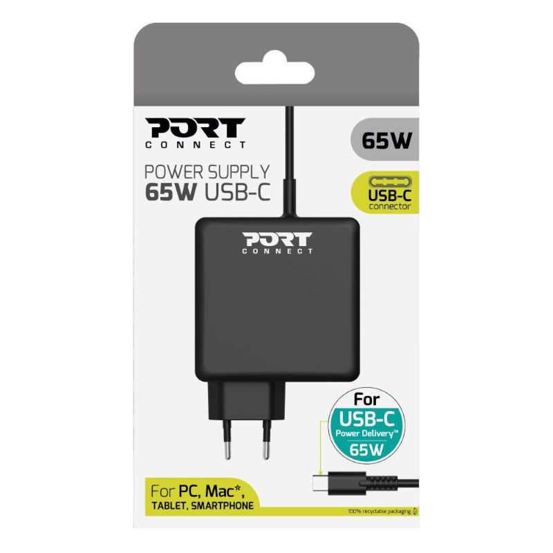 Port Connect Type-C 65W Universal Notebook Adapter - Stellar Technologies
