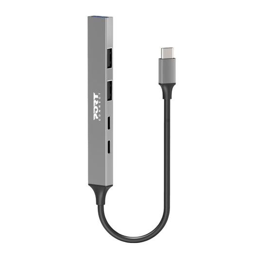 Port USB Type-C Hub 4 x USB + 1 x Charging Port - Stellar Technologies