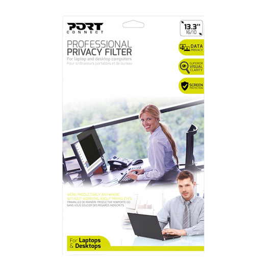 Port Designs 13.3" Touch Screen Privacy Filter - Stellar Technologies