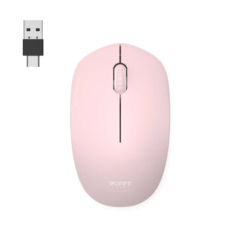 Port Connect MOUSE COLLECTION II WIRELESS Blush - Stellar Technologies
