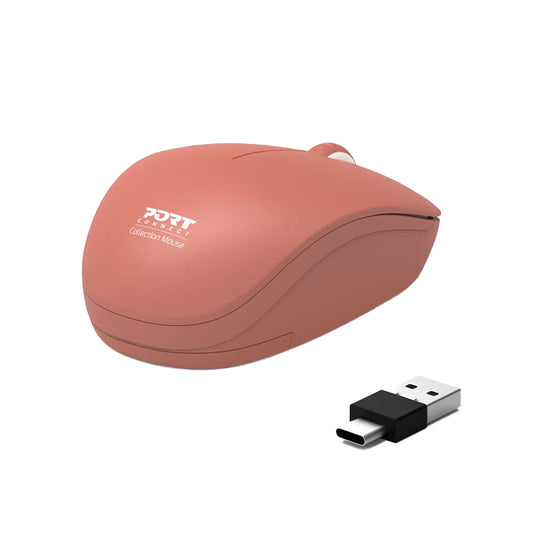 Port Connect MOUSE COLLECTION II WIRELESS Terracota - Stellar Technologies
