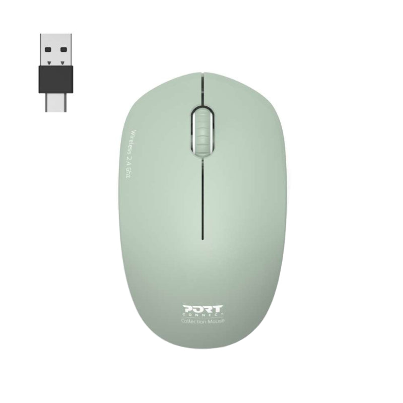 Port Connect MOUSE COLLECTION II WIRELESS Olive - Stellar Technologies