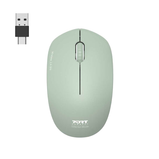 Port Connect MOUSE COLLECTION II WIRELESS Olive - Stellar Technologies