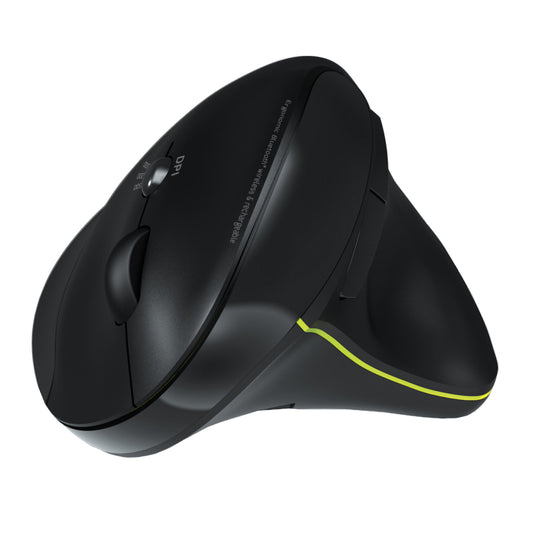Port Connect Wireless Rechargeable Ergonoc Mouse Bluetooth - Black - Stellar Technologies