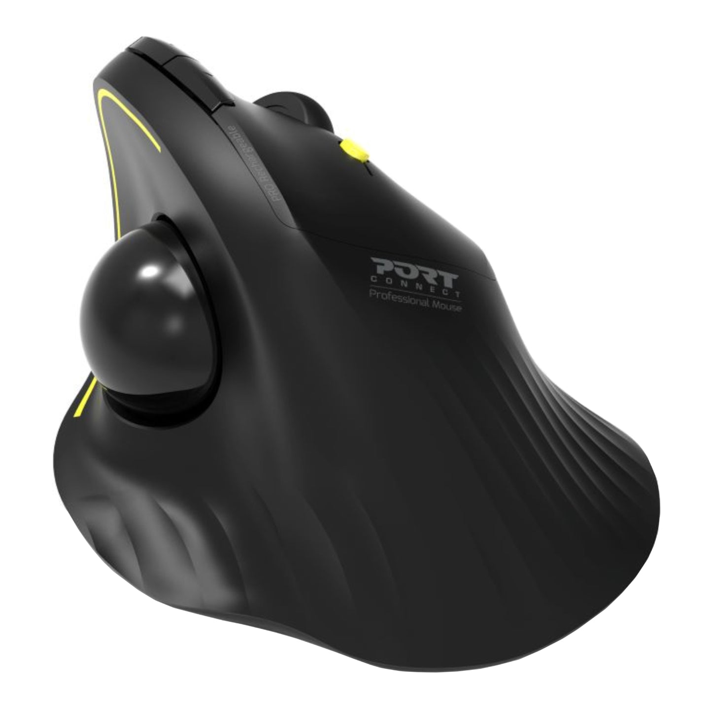 Port Connect Bluetooth + Wireless Rechargeable Ergonomic Trackball Mouse - Stellar Technologies