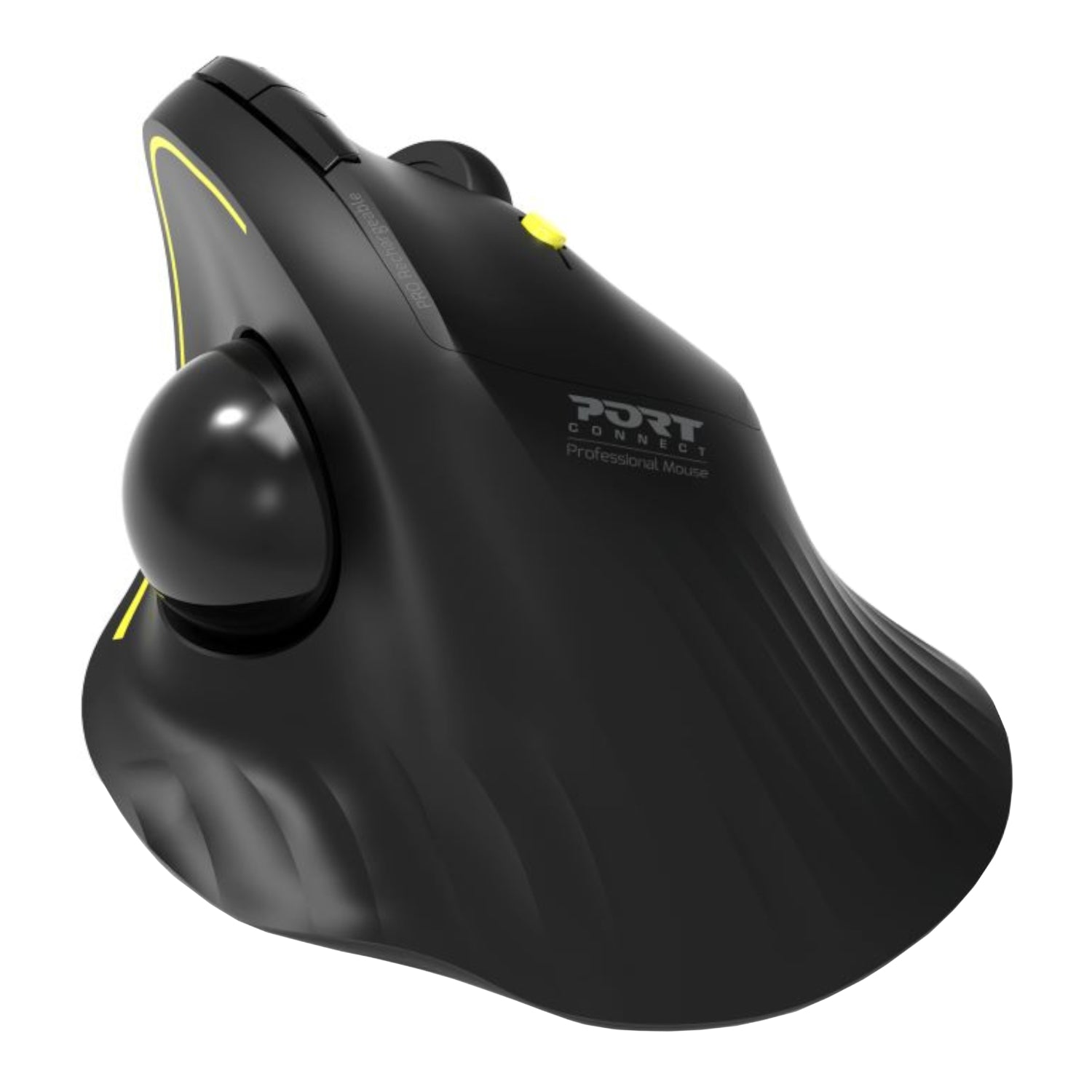 Port Connect Bluetooth + Wireless Rechargeable Ergonomic Trackball Mouse - Stellar Technologies