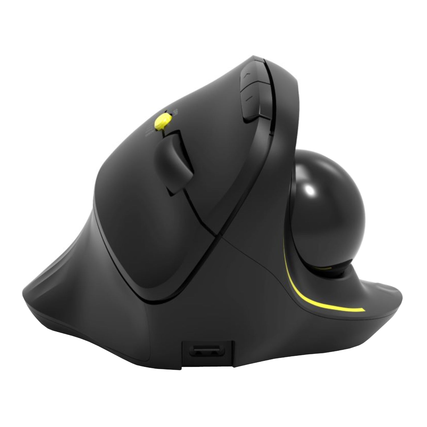 Port Connect Bluetooth + Wireless Rechargeable Ergonomic Trackball Mouse - Stellar Technologies
