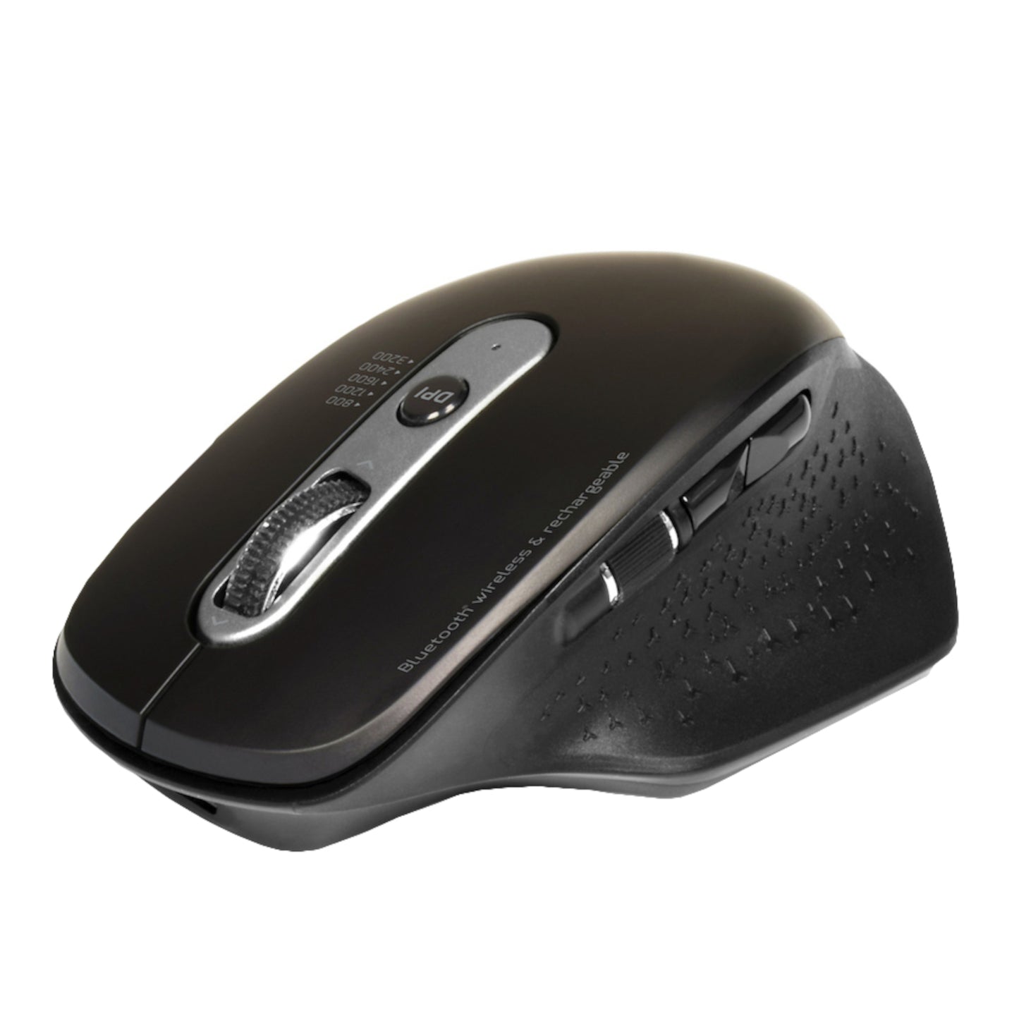 Port Connect Bluetooth Wireless and Rechargeable Executive Mouse - Black - Stellar Technologies