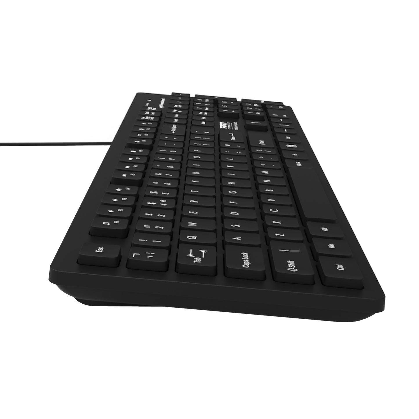 Port Connect Tough Office USB Keyboard - Black - Stellar Technologies