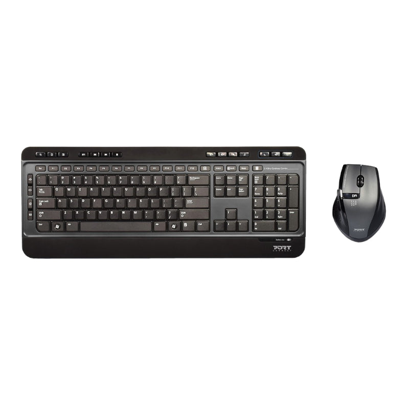 Port Wireless Keyboard and Mouse Combo - Stellar Technologies