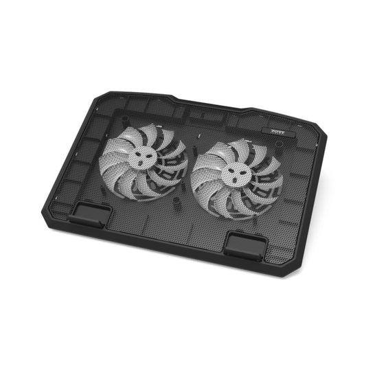 Port Ergonomic Notebook Cooler Pro, with Dual Fans and USB Ports - Stellar Technologies