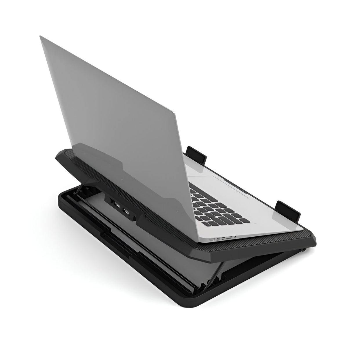 Port Ergonomic Notebook Cooler Pro, with Dual Fans and USB Ports - Stellar Technologies