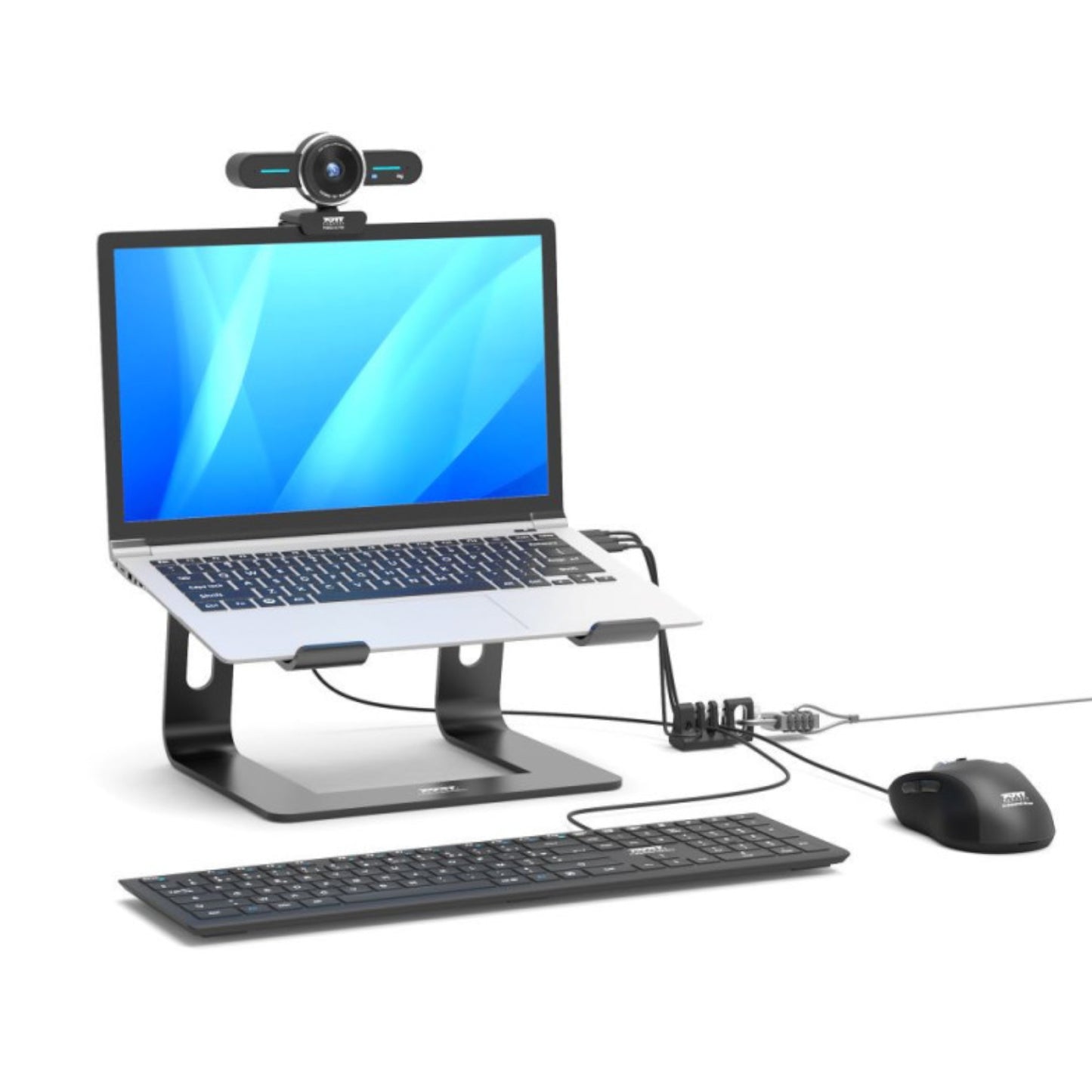 Port Connect Desktop Cable Manager for Mouse and Keyboard - Stellar Technologies