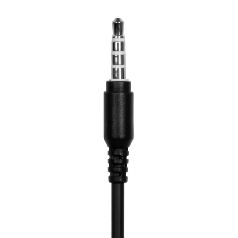 Port Stereo Headset with Mic with 1.2m Cable|1 x 3.5mm|Volume Controller - Black - Stellar Technologies