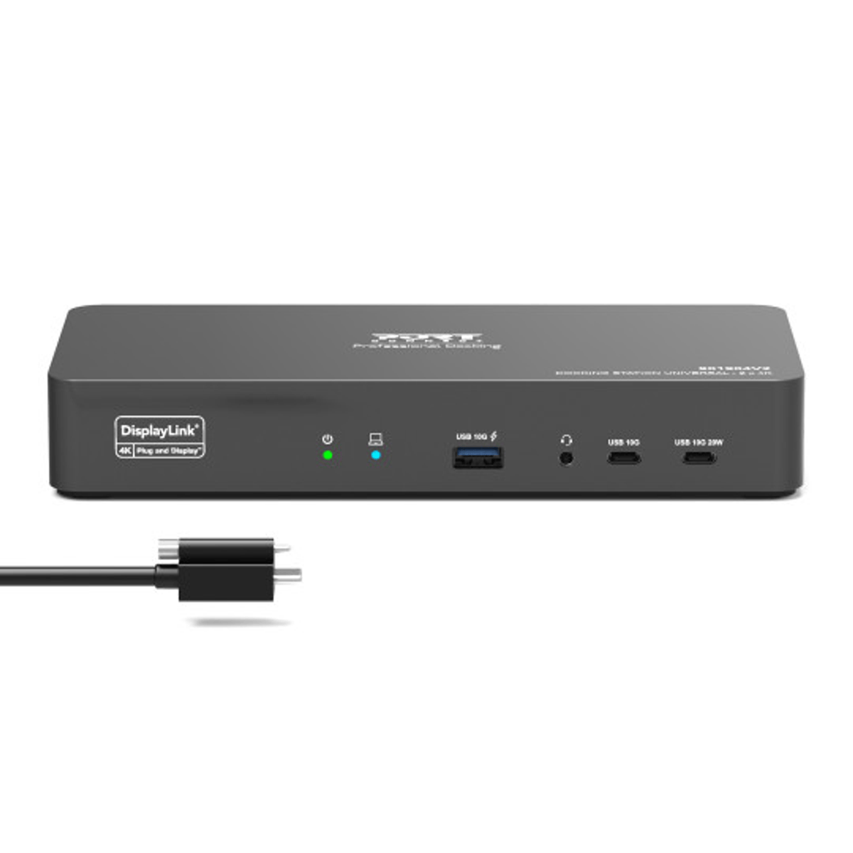 Port Connect Dual 4K USB-C Desktop Docking Station - 11-Port, 96W - Stellar Technologies