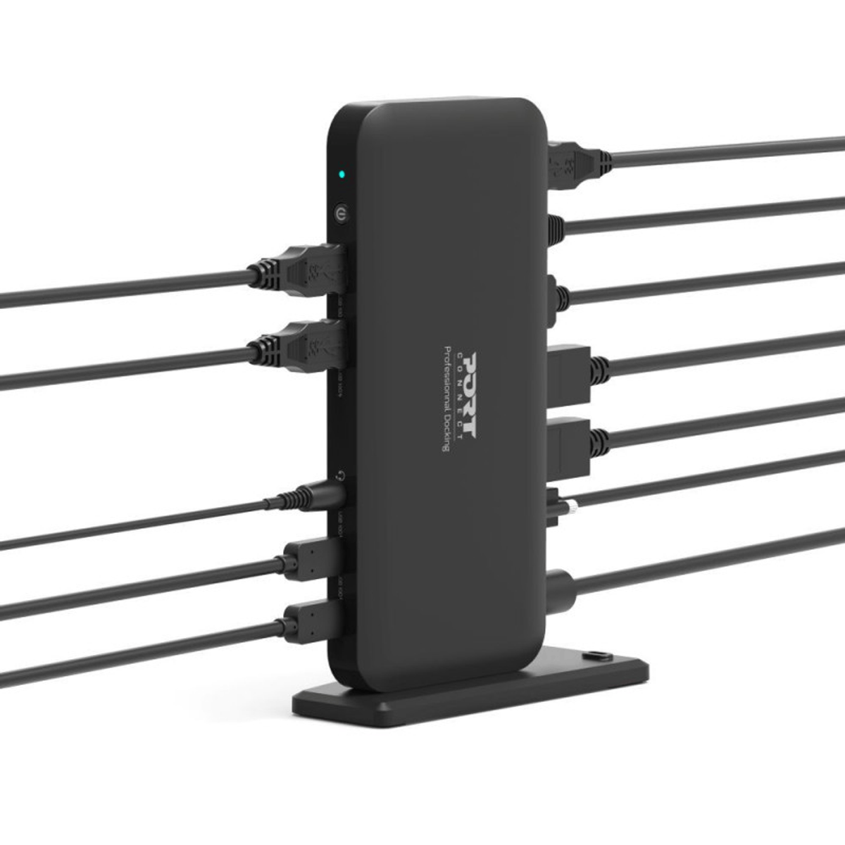 Port Connect Triple 4K USB-C Office Docking Station - 11-Port, 100W - Stellar Technologies