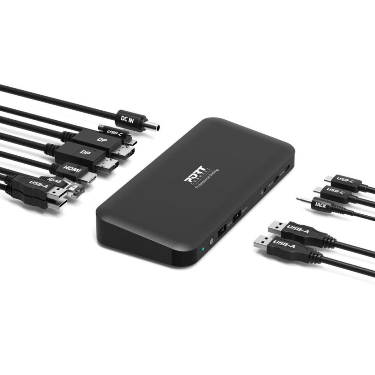 Port Connect Triple 4K USB-C Office Docking Station - 11-Port, 100W - Stellar Technologies