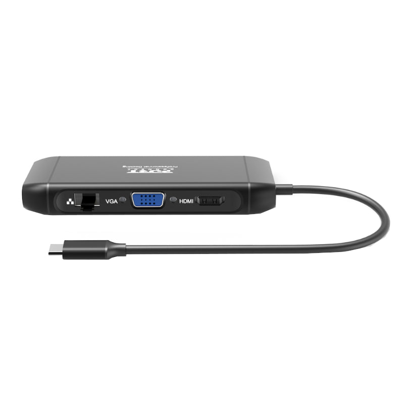Port USB Type-C 4 x USB3.1|1 x Aux|Micro+SD Card Reader|1 x RJ45|1 x HDMI|1 x VGA|1 x Type-C PD Dock - Stellar Technologies