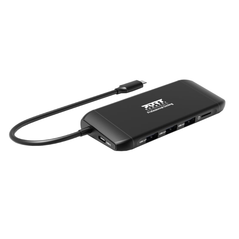 Port USB Type-C 4 x USB3.1|1 x Aux|Micro+SD Card Reader|1 x RJ45|1 x HDMI|1 x VGA|1 x Type-C PD Dock - Stellar Technologies