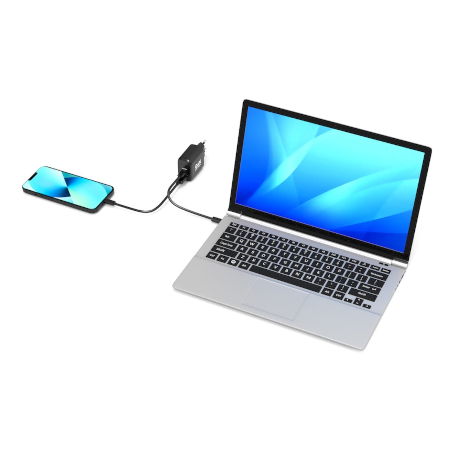 Port Connect 65W GaN Type-C and USB-A Fast Charger - Stellar Technologies