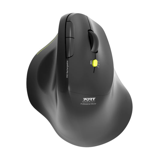 Port Connect 2.4GHz Wireless ERGO SOFT Bluetooth Rechargeable Mouse - Stellar Technologies
