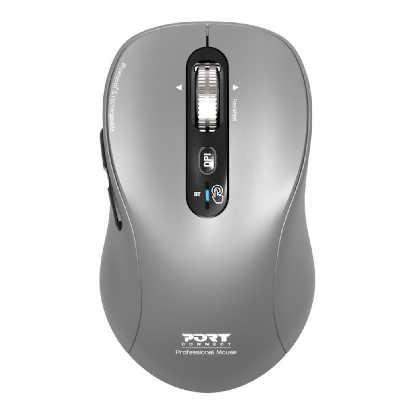 Port Connect Wireless Bluetooth Expert and Mac Mouse - Grey - Stellar Technologies
