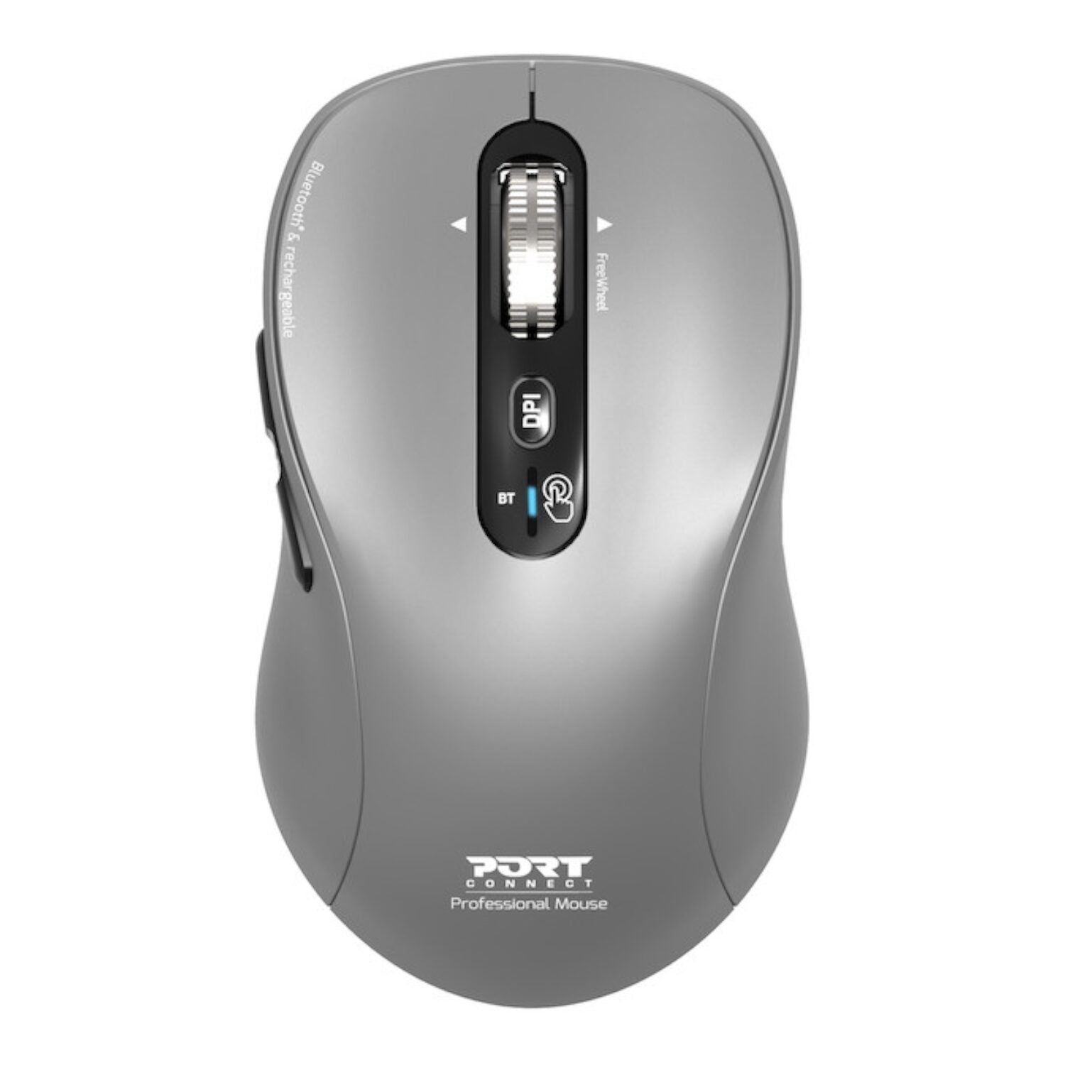 Port Connect Wireless Bluetooth Expert and Mac Mouse - Grey - Stellar Technologies