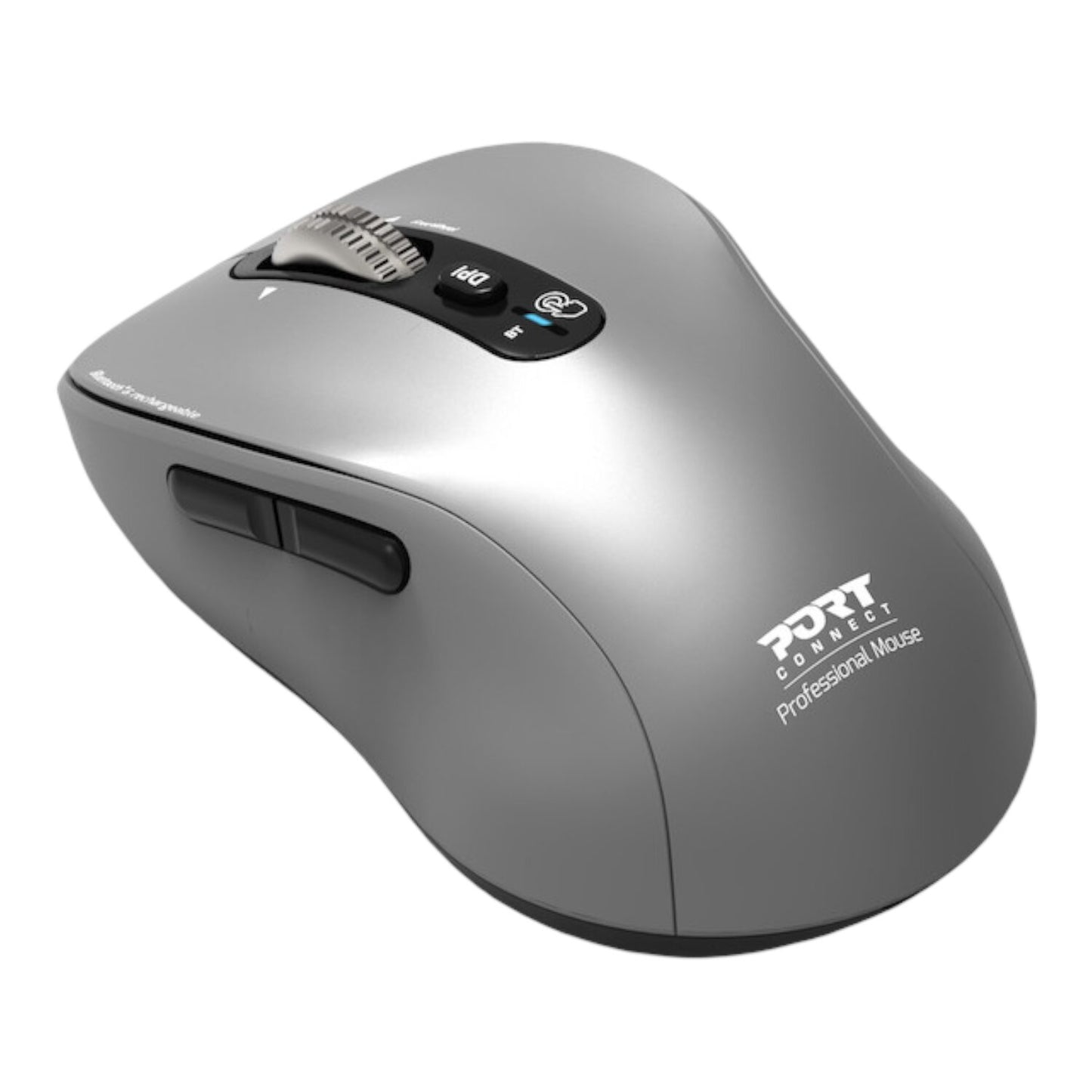 Port Connect Wireless Bluetooth Expert and Mac Mouse - Grey - Stellar Technologies