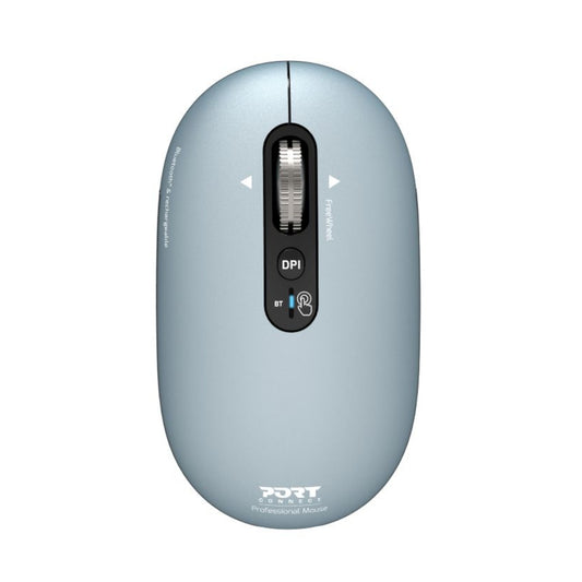Port Connect PURE MAC Rechargeable Wireless and Bluetooth Mouse - Storm - Stellar Technologies