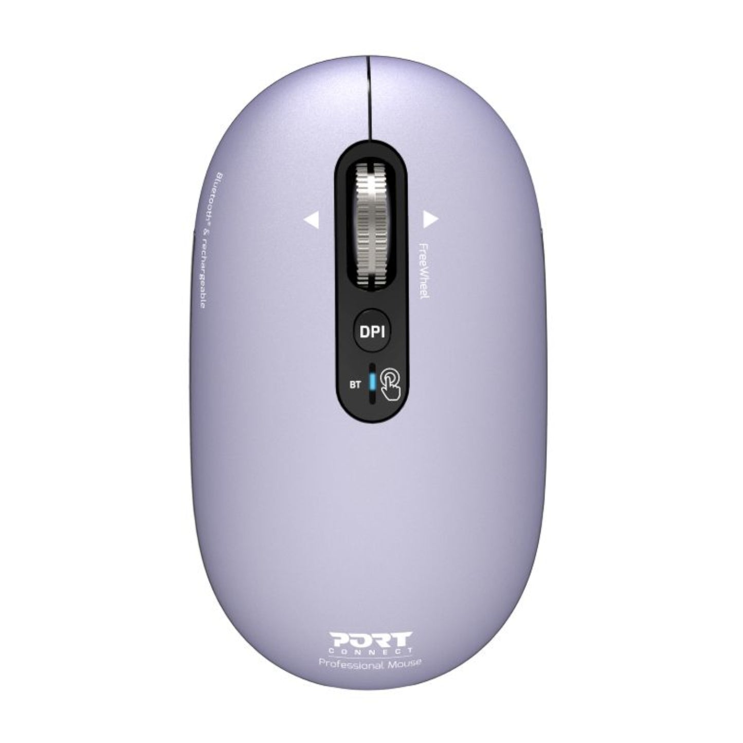 Port Connect PURE MAC Rechargeable Wireless and Bluetooth Mouse - Iris - Stellar Technologies