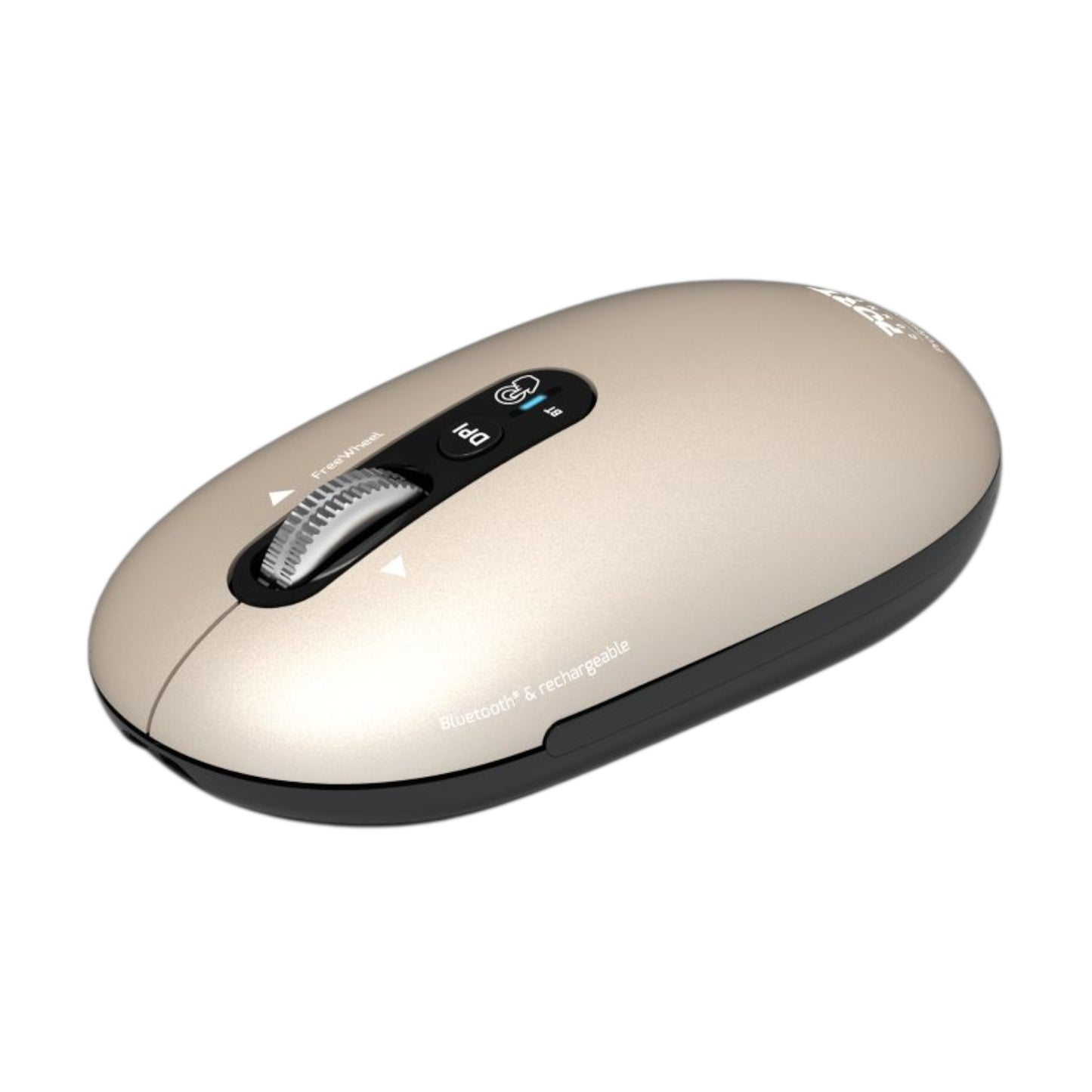 Port Connect PURE MAC Rechargeable Wireless and Bluetooth Mouse - Pearl - Stellar Technologies