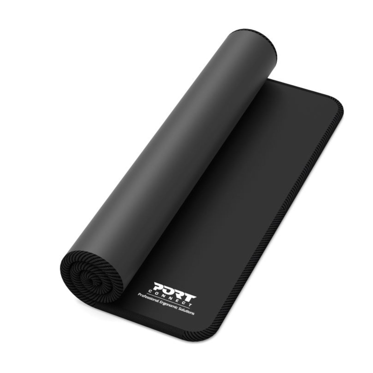 Port Connect Professional Desk Pad - Black (300 x 700mm) - Stellar Technologies