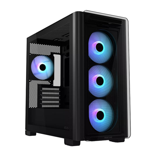 Asus A23 PLUS ARGB Micro-ATX Gaming Chassis - Black - Stellar Technologies