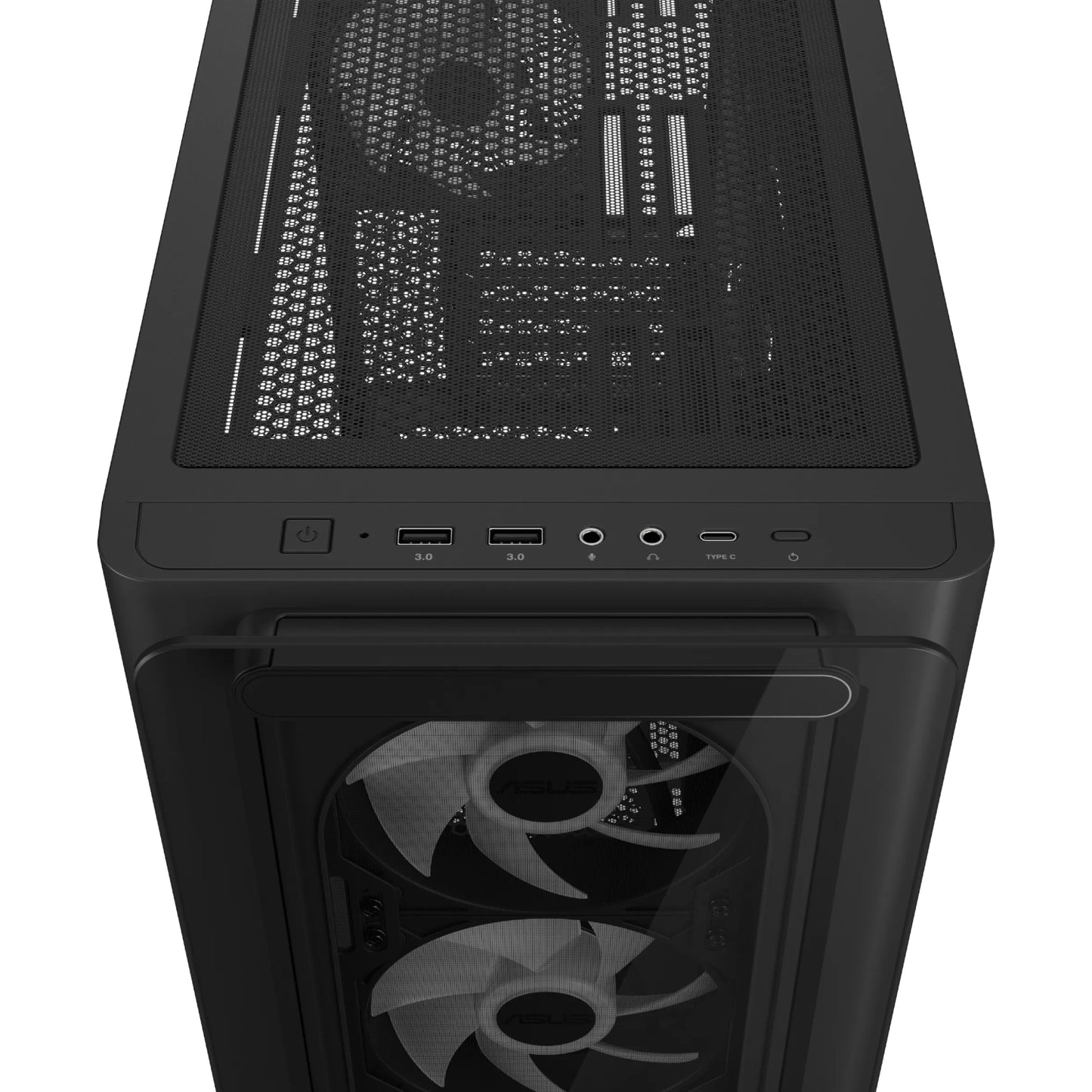 Asus A23 PLUS ARGB Micro-ATX Gaming Chassis - Black - Stellar Technologies