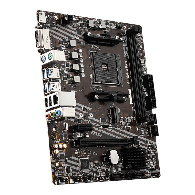 MSI A520M-A PRO AM4 AMD MATX Gaming Motherboard - Stellar Technologies