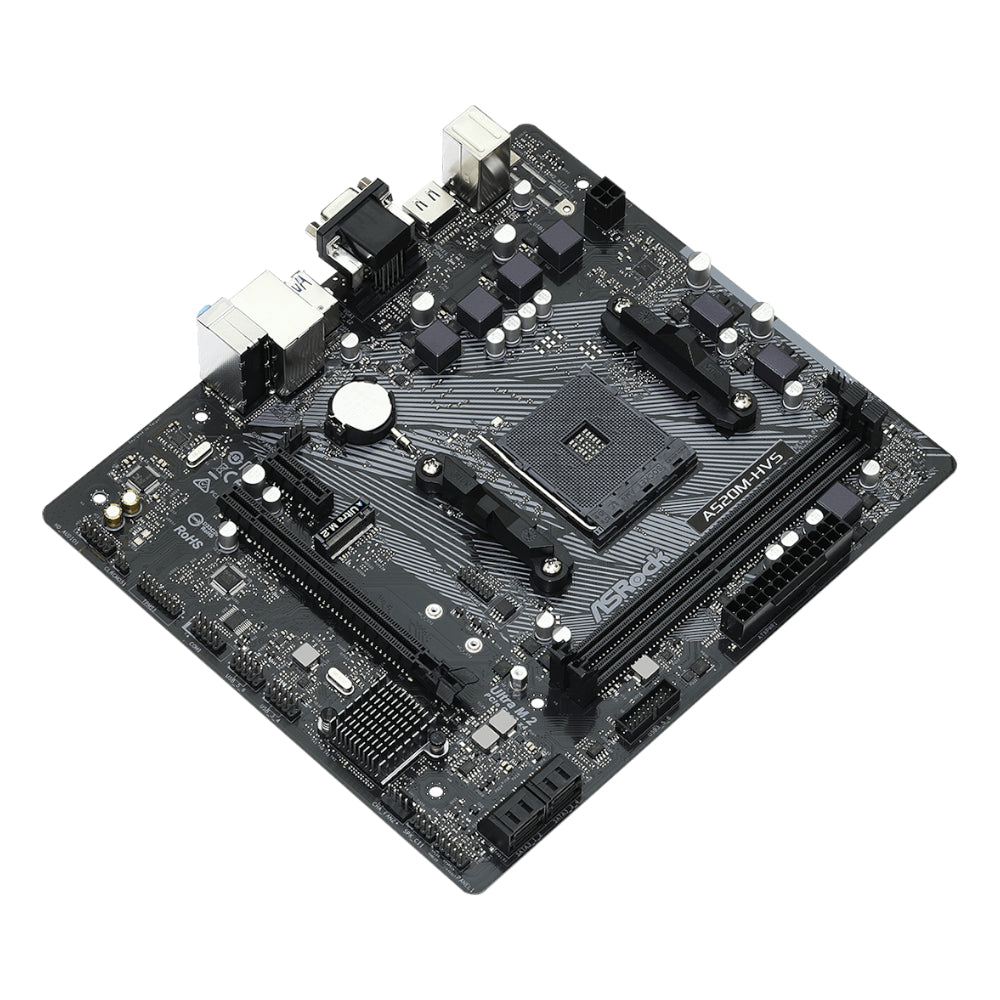 ASRock A520M-HVS AMD AM4 M-ATX Motherboard - Stellar Technologies