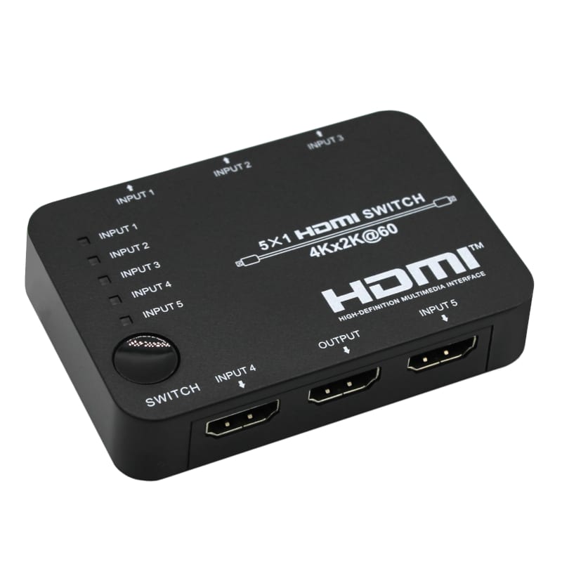 HDCVT SWITCH HDMI 2.0 5-1 - Stellar Technologies