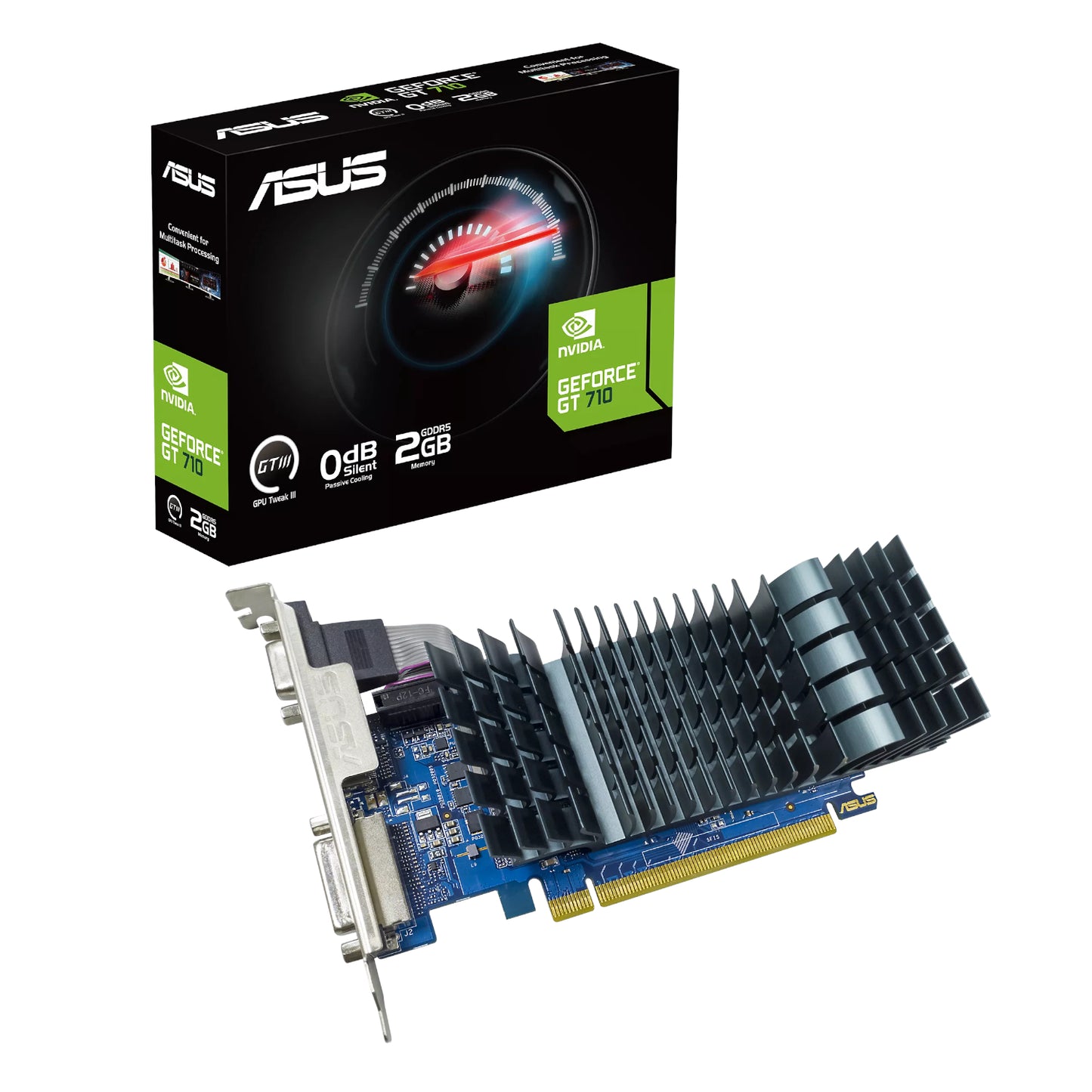 Asus GeForce GT 710 2GB GDDR5 EVO Graphics Card - Stellar Technologies