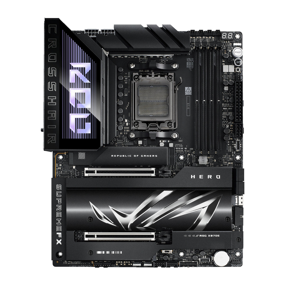 Asus ROG Crosshair X870E HERO ATX Gaming Motherboard - Stellar Technologies