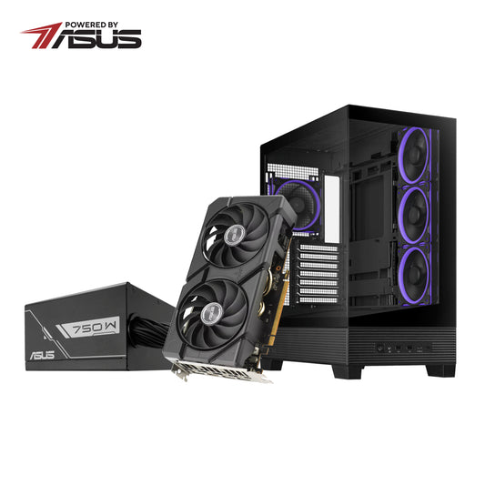 Asus UWM 2 Gaming Chassis/Graphics Card/Power Supply Combo (A31 PLUS | RX 7600 | PRIME 750W) - Stellar Technologies