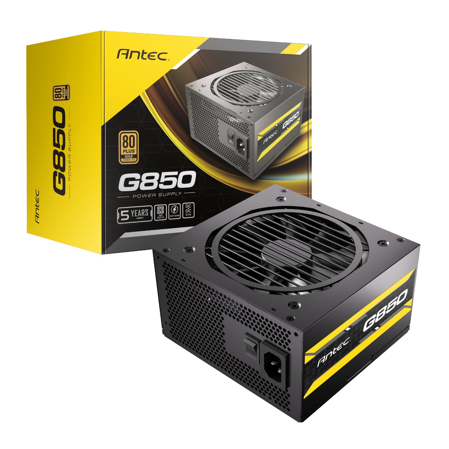 Antec ATOM G850 850W 80 PLUS Gold Semi-Modular Power Supply - Stellar Technologies