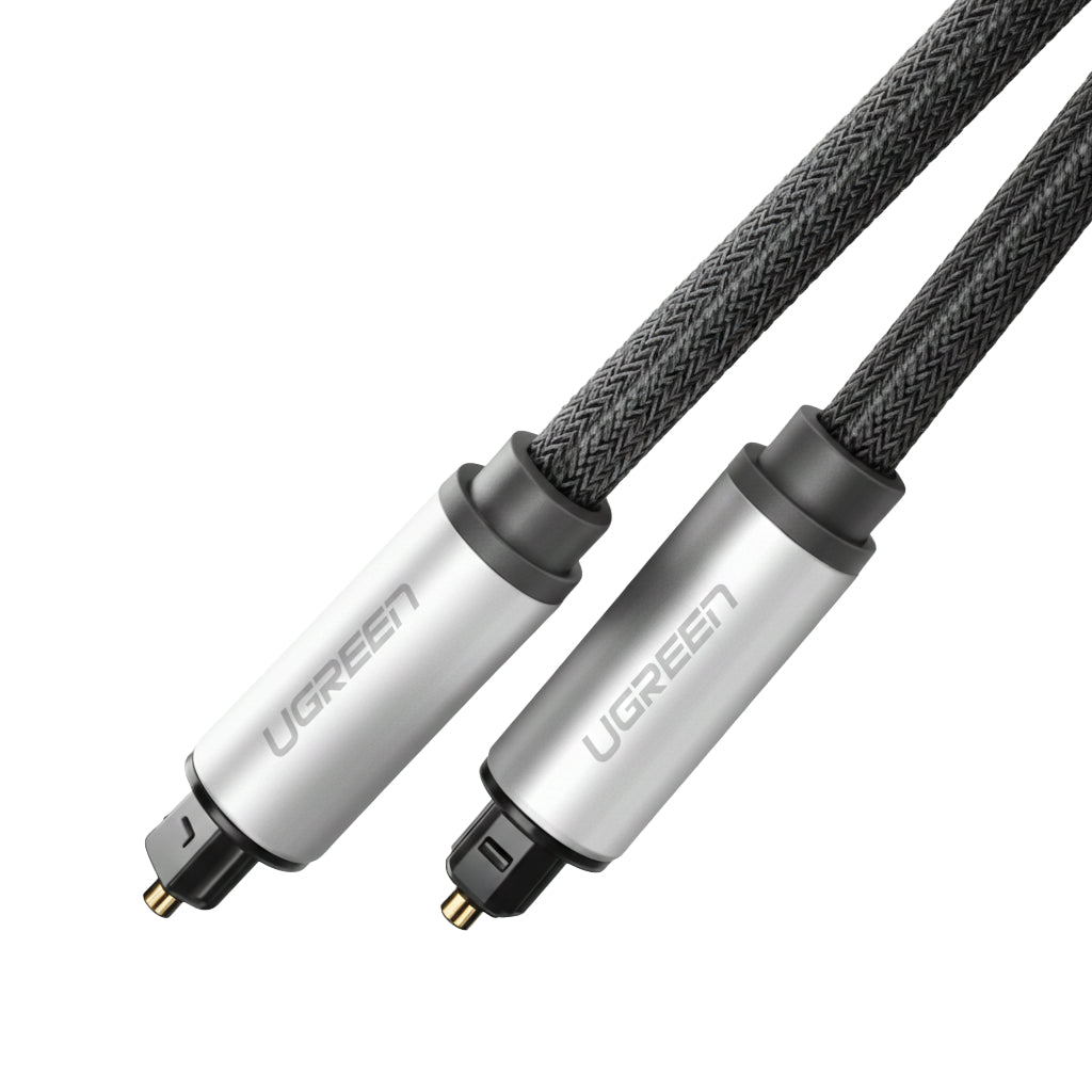 UGREEN AV108 Male to Male Toslink Optical Audio Cable 2m-Grey - Stellar Technologies