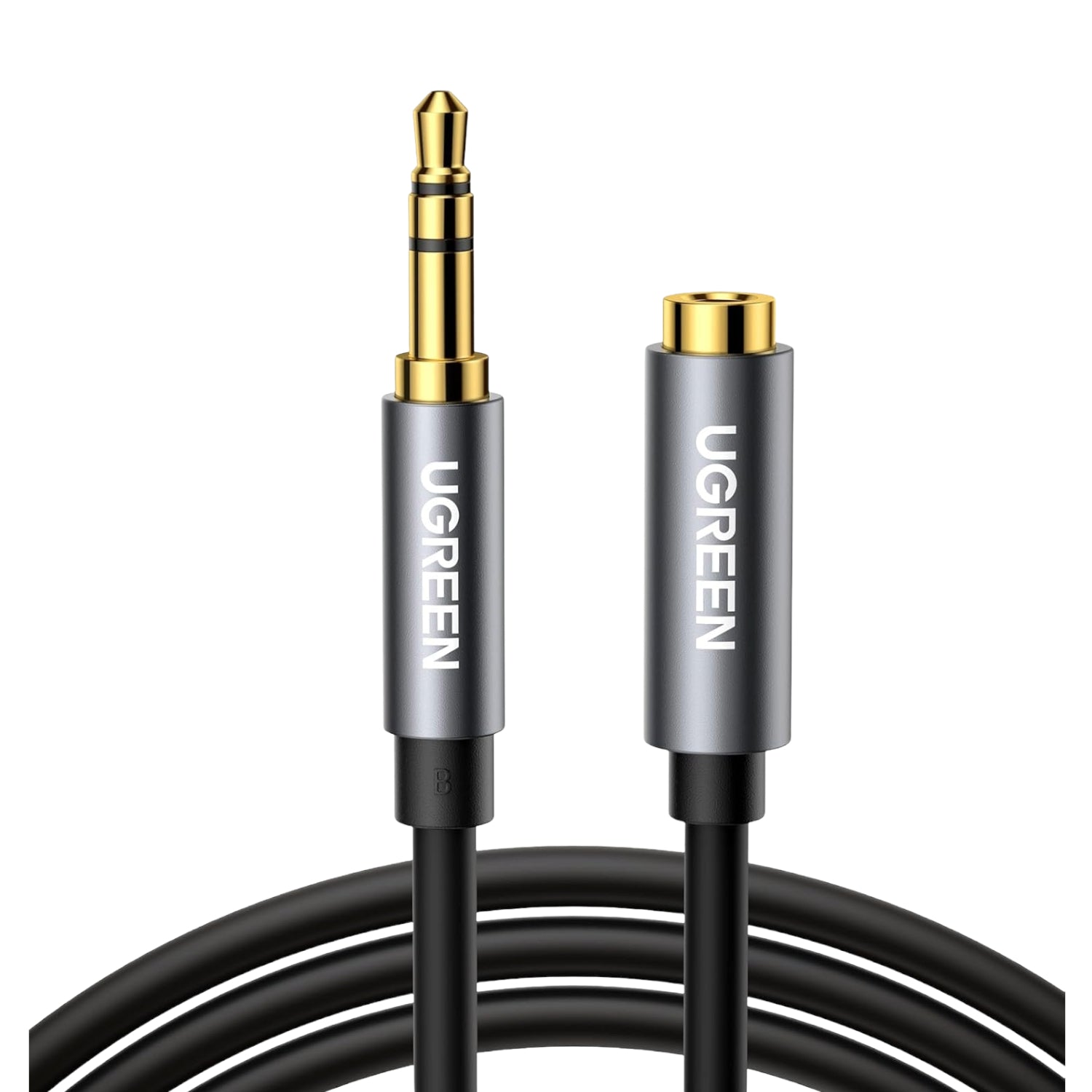 UGREEN AV118 3.5mm AUX Extension Cable 3m - Male to Female -(Black) - Stellar Technologies